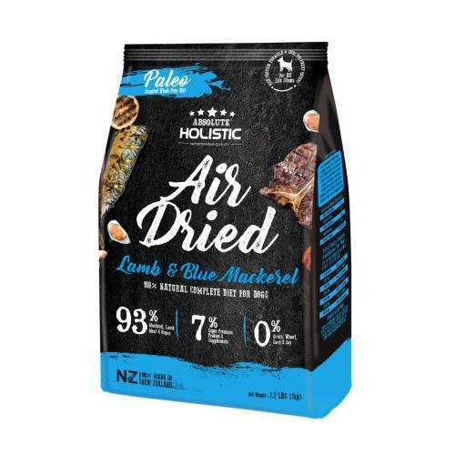 Absolute Holistic Air Dried Dog Food Lamb and Blue Mackerel 1kg^^^