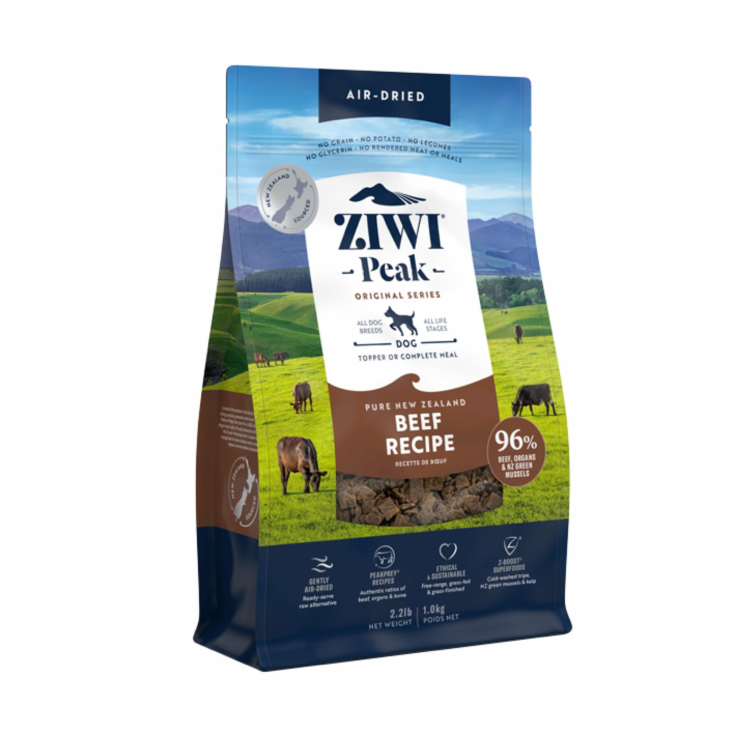 ZIWI Peak Air Dried Beef Recipe Dog Food 1kg^^^