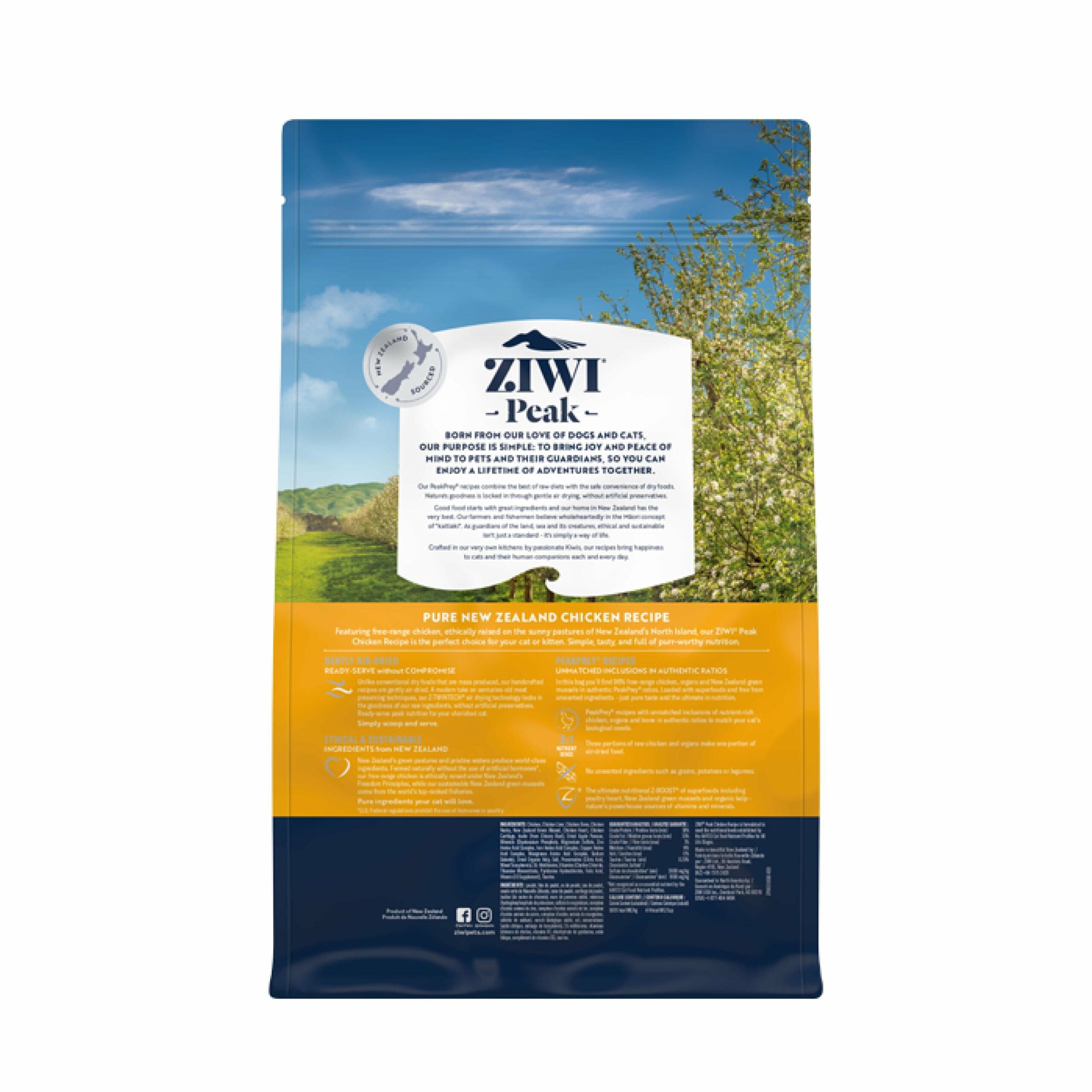 ZIWI Peak Air Dried Chicken Recipe Cat Food 1kg^^^