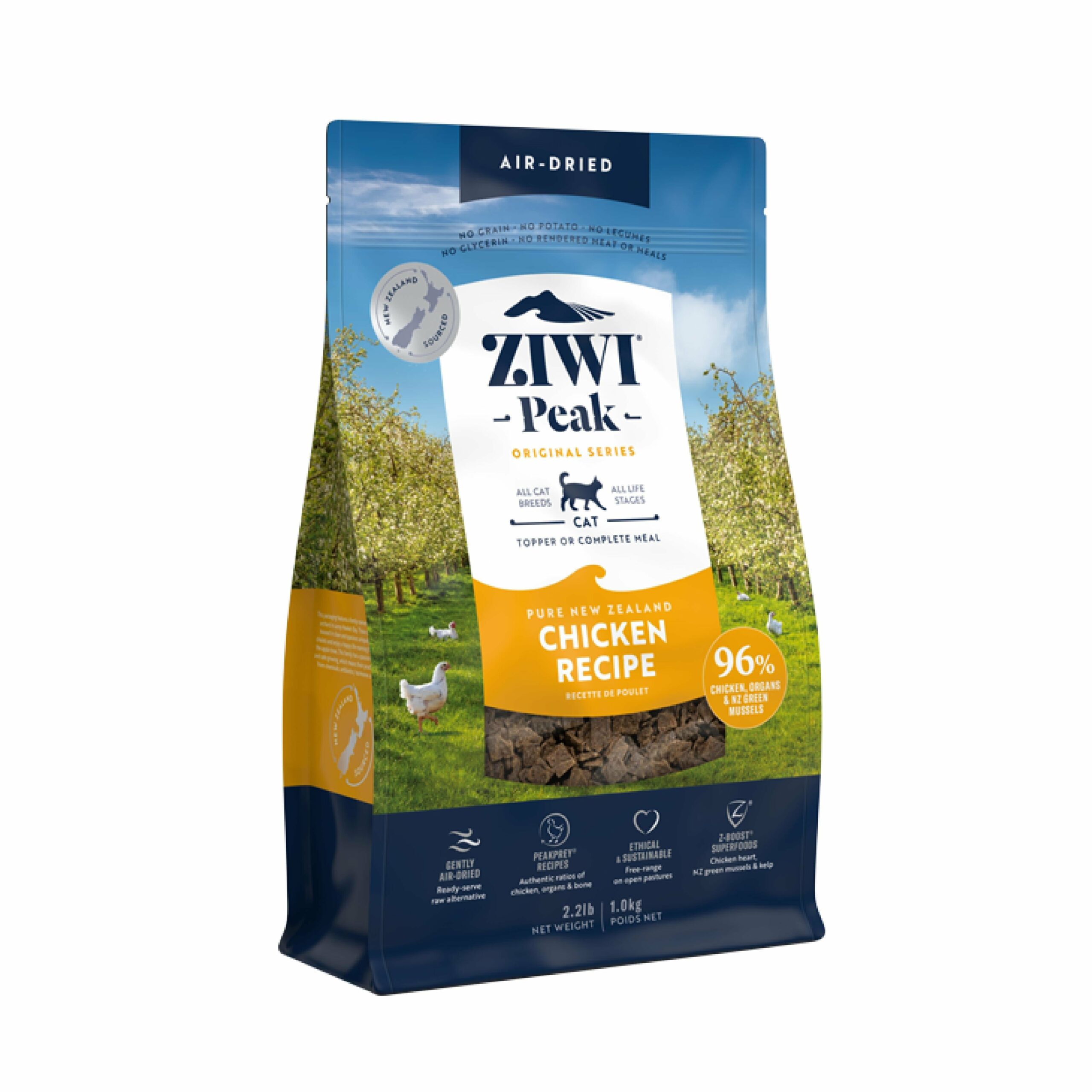 ZIWI Peak Air Dried Chicken Recipe Cat Food 1kg^^^