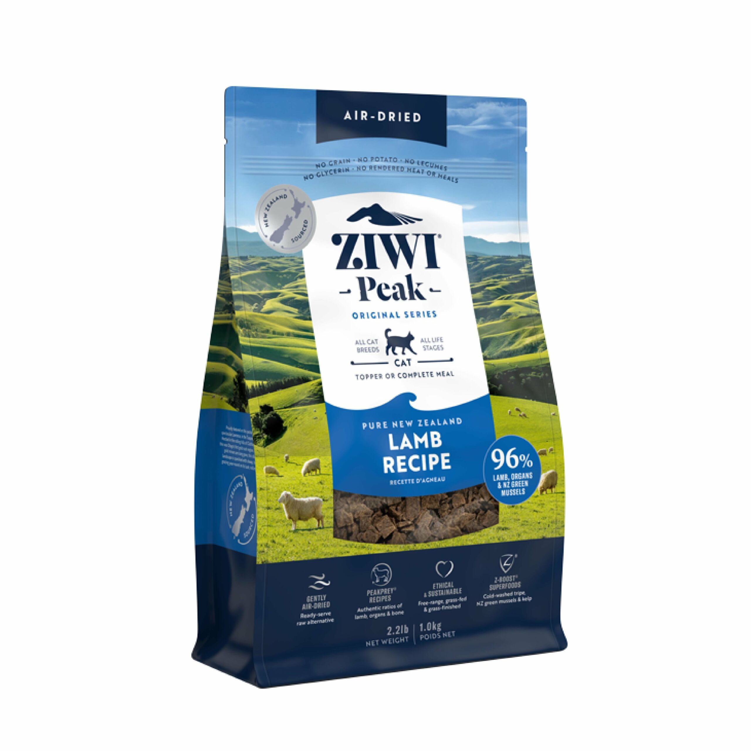 ZIWI Peak Air Dried Lamb Recipe Cat Food 1kg^^^