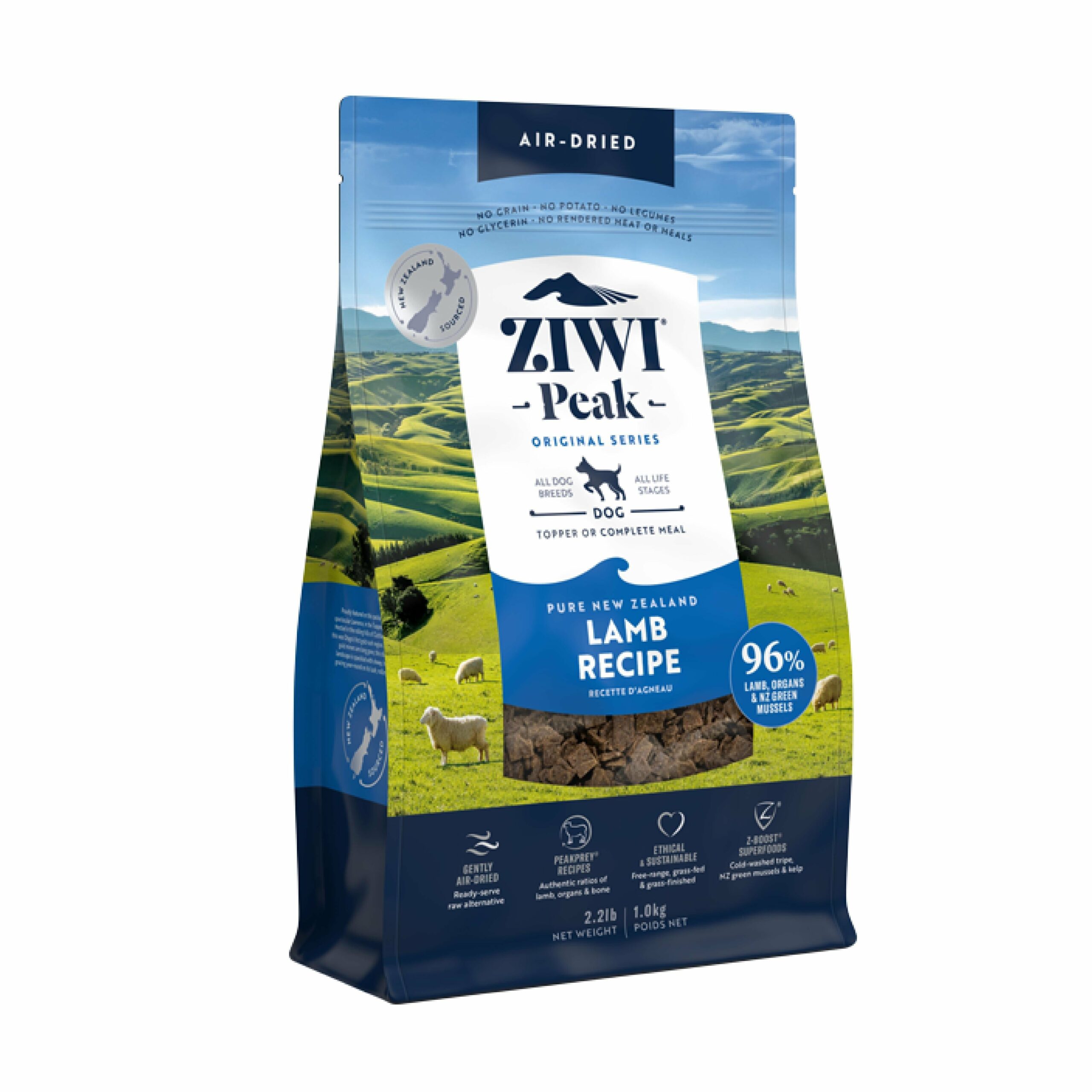 ZIWI Peak Air Dried Lamb Recipe Dog Food 1kg^^^