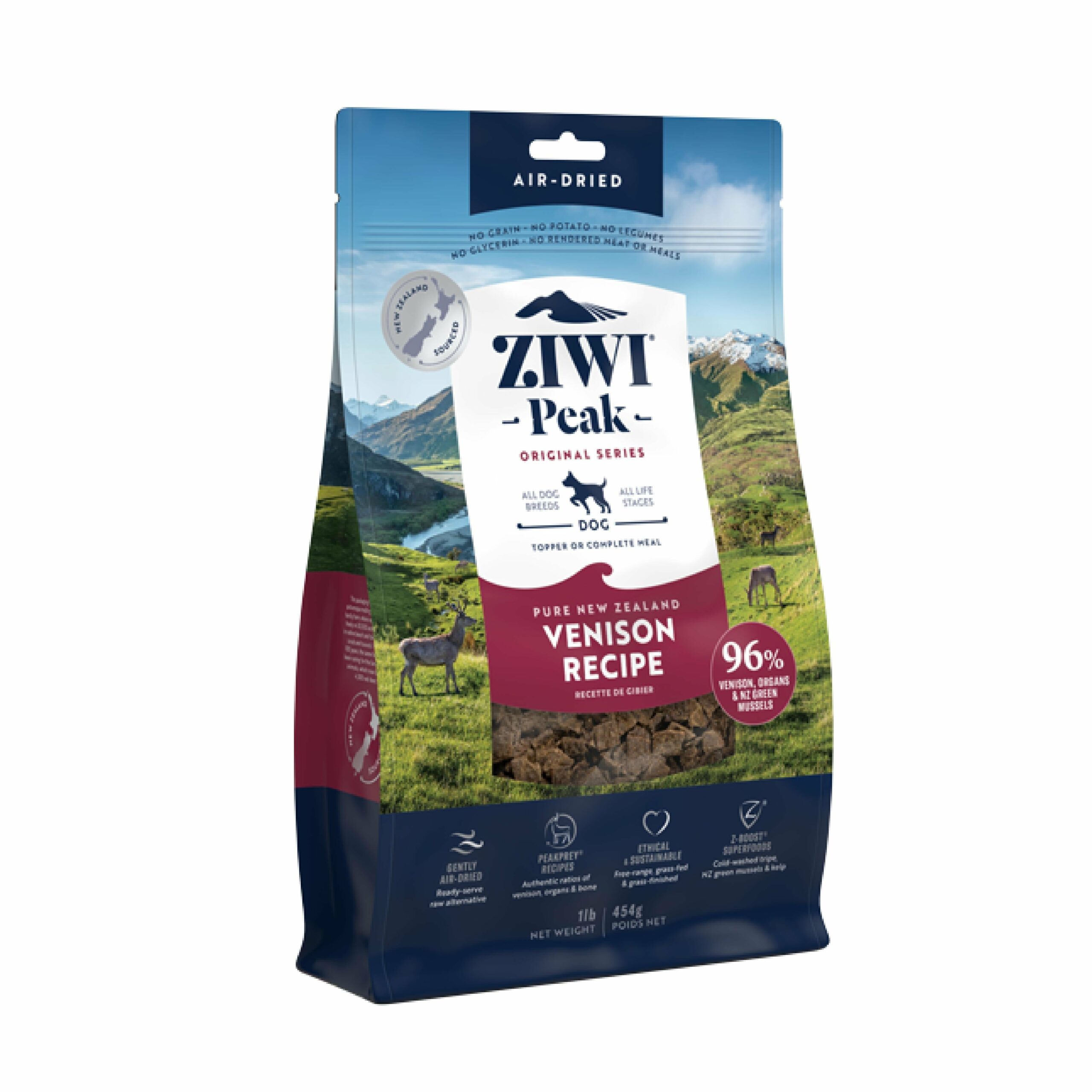 ZIWI Peak Air Dried Venison Recipe Dog Food 454g^^^