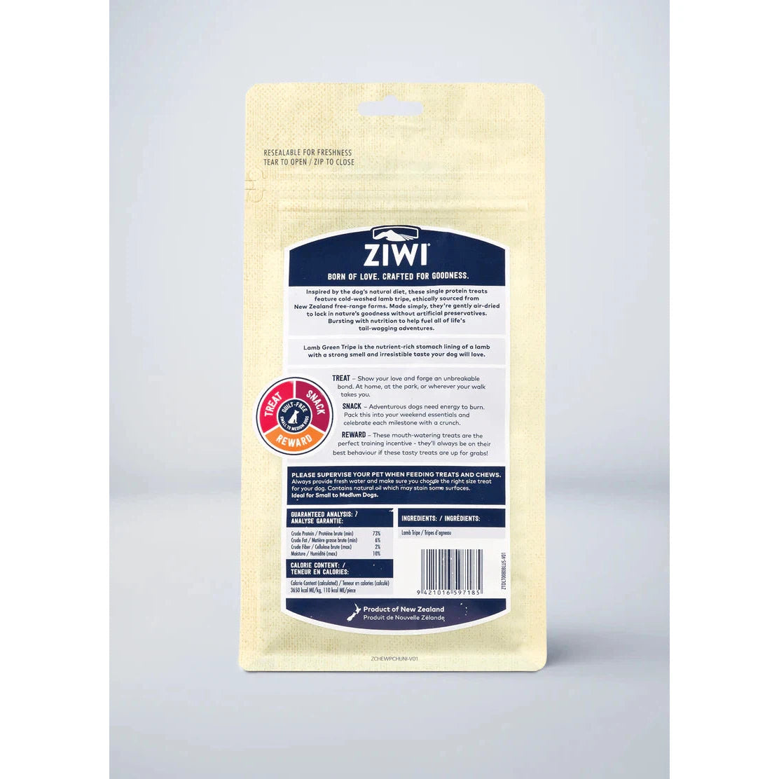 ZIWI Peak Lamb Green Tripe Dog Treats 80g^^^